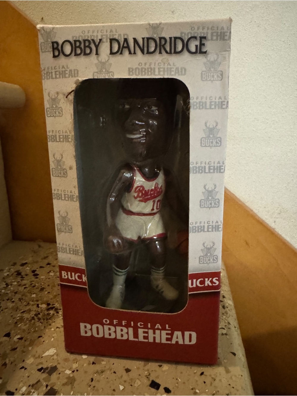 Milwaukee Bucks Red & White Official Bobblehead